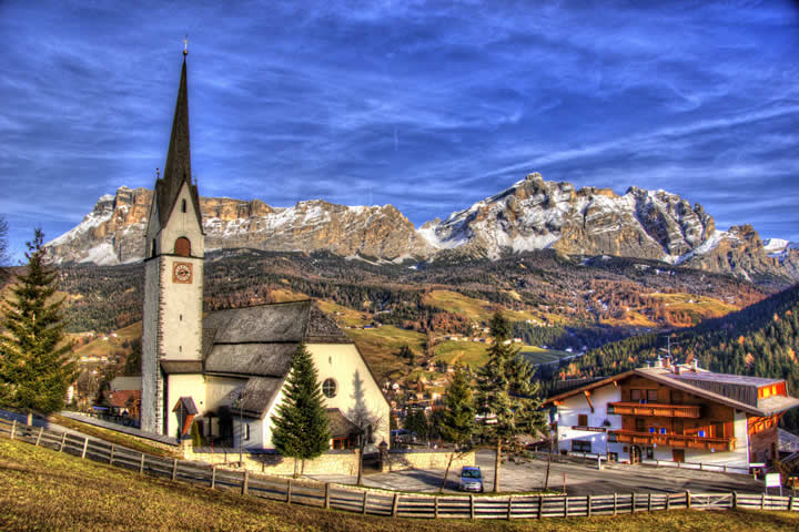 Dorf La Villa Alta Badia